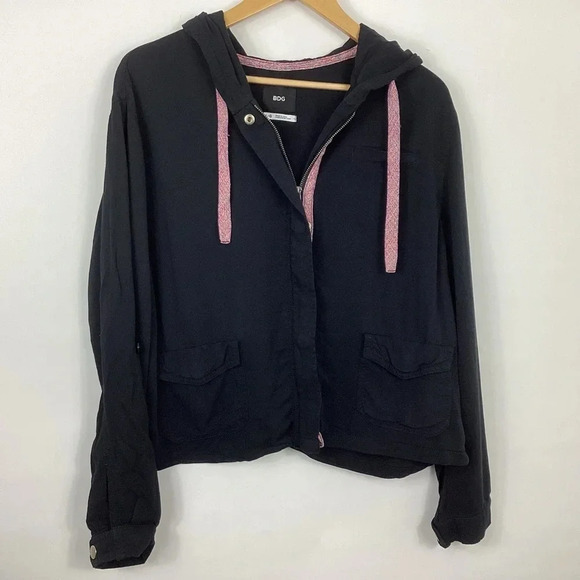 BDG Lightweight Hooded Jacket Size Large - Picture 1 of 7